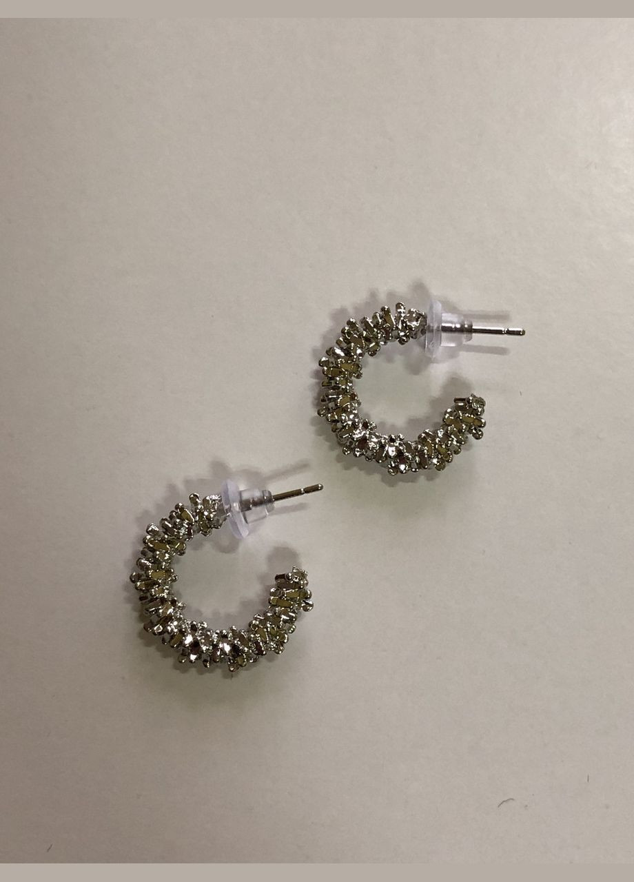 Сережки-кільця цвяшки (12-109) No Brand (314931043)