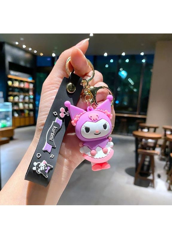 Брелок Kuromi Куромі з Аніме на Рюкзак Сумку для Колекціонерів Hello Kitty (370974420)