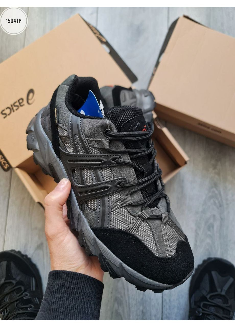 Чорні Осінні кросівки чоловічі asics gel-sonoma 15-50 gore-texblack / gray асікс гель сонома 15-50 No Brand