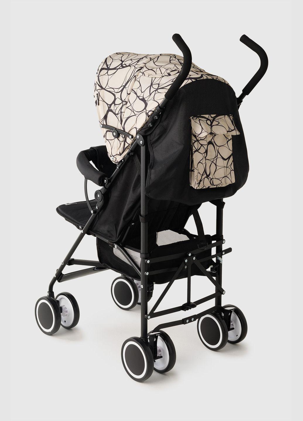 Коляска для ребенка прогулочная 48549 Черно-белый shop (2000990455772) FreeOn (285764451)