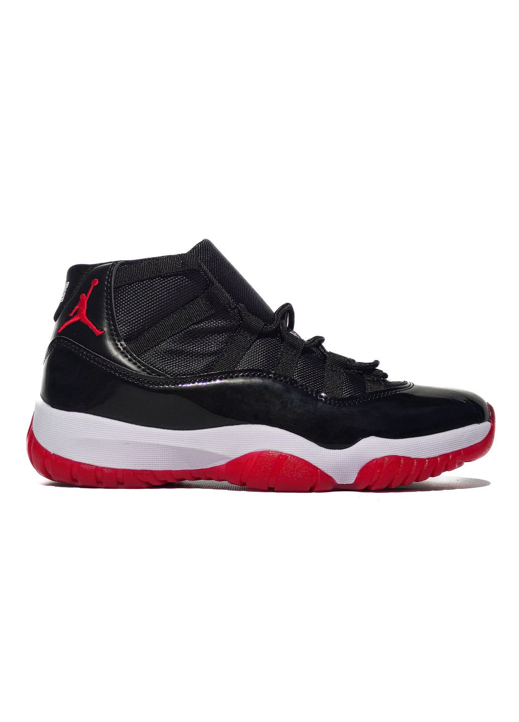 Черные всесезонные кроссовки Vakko Nike Air Jordan 11 Retro White/Black/Red