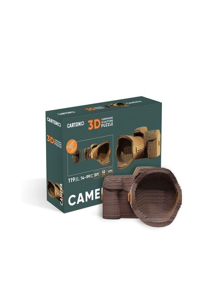 Картонний конструктор " 3D Puzzle Camera" Cartonic (313103171)
