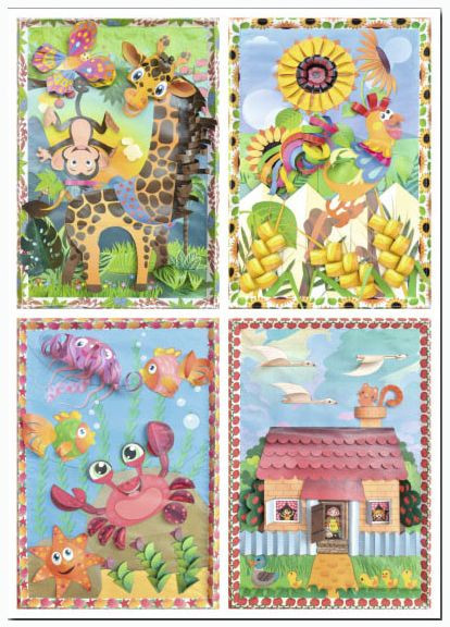 Об'ємна аплікація. Саморобки. Блакитна Глорія (316125039)