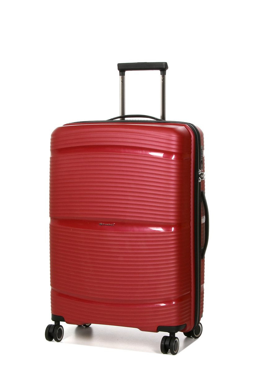 Валіза середня M поліпропілен червона 67х45х26см/65л/2.6кг Snowball (324801651)