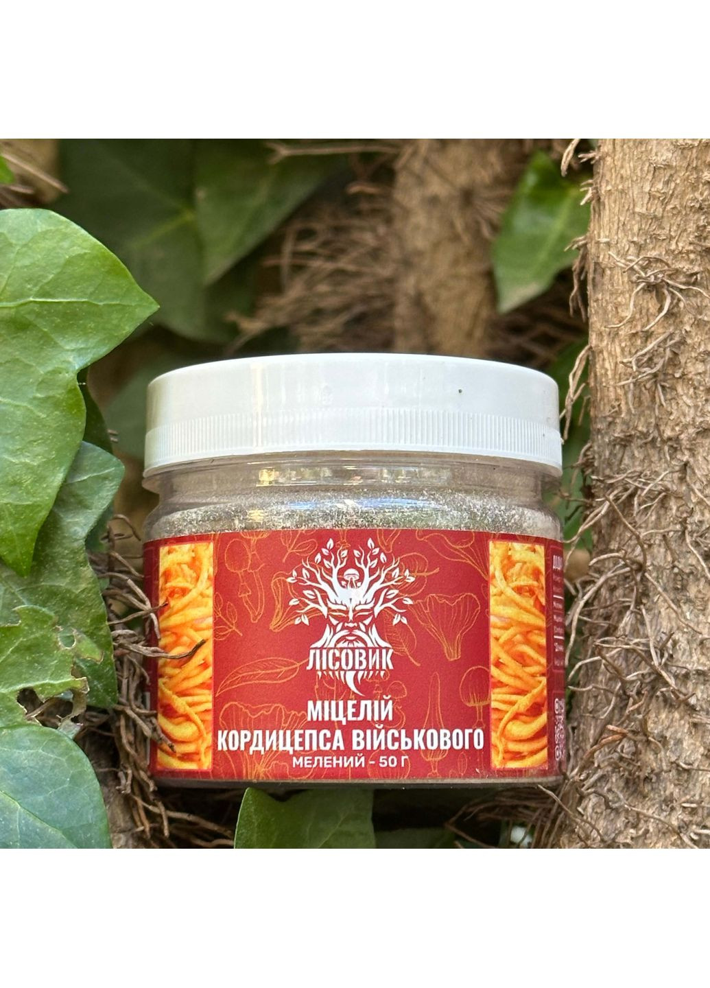 Мицелий военного кордицепсы, молотый 50 г Лісовик (334711147)