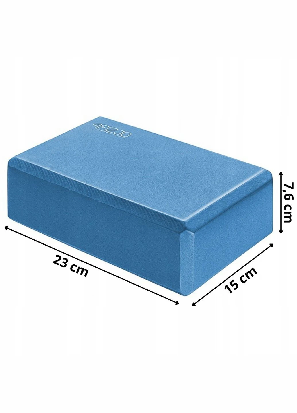 Блок для йоги 23 x 15 x 7.6 см Blue (P-5907222931394) 4FIZJO (301671694)