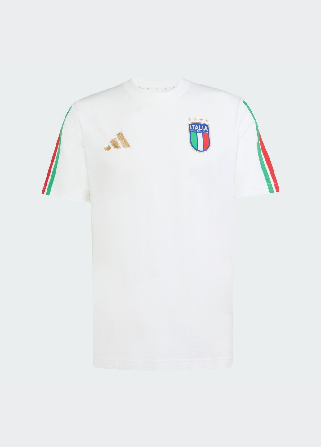 Біла футболка italy dna adidas