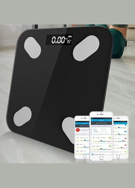 Напольные весы бытовые 180кг черный (1756374615) Domotec MS-2017 (330578996)