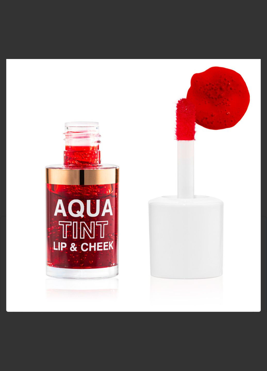 Тинт для губ Aqua Tint 7 мл Strawberry Jam Натуральный румянец легкая текстура (PNCL27) TopFace (317171648)