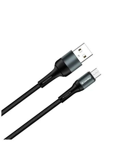 Кабель USB 2.0 AM - microUSB (5P), 1 м, Black, 2.4A (CW-CBUM045-BK) CW-CBUM045-BK Colorway (395340909)