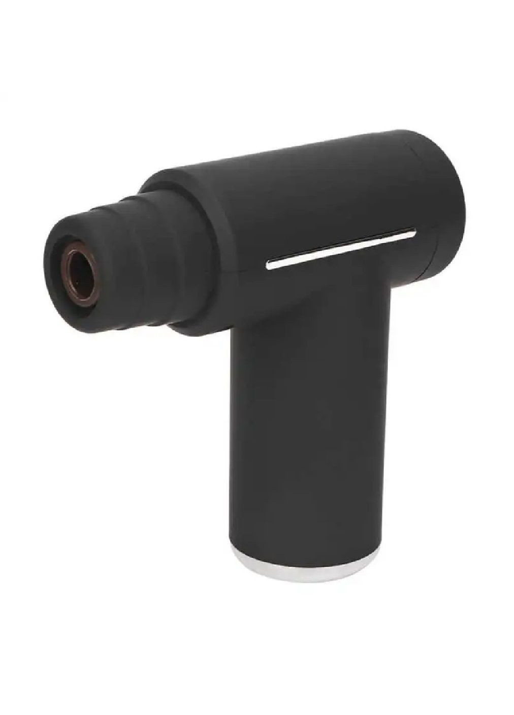 Ударный портативный массажный ручной вибромассажер с подогревом сменными насадками 6 штук (477769-Prob) Unbranded (299792342)