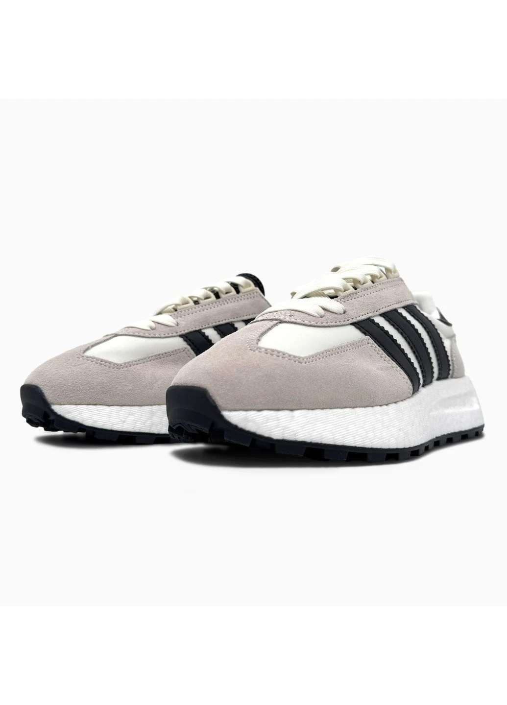 КРОСІВКИ ЖІНОЧІ NIKE RETROPY E5 BEIGE/BLACK НАЙК РЕТРОПІ ЧОРНІ No Brand чорні демісезони (391953352)