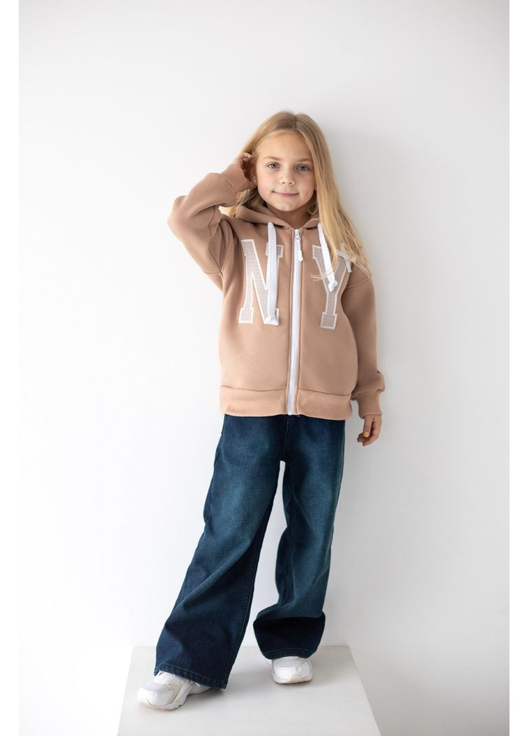 Зіп-худі для дівчаток 04-8103-107ВД 104 см Авекстекс (367115963)