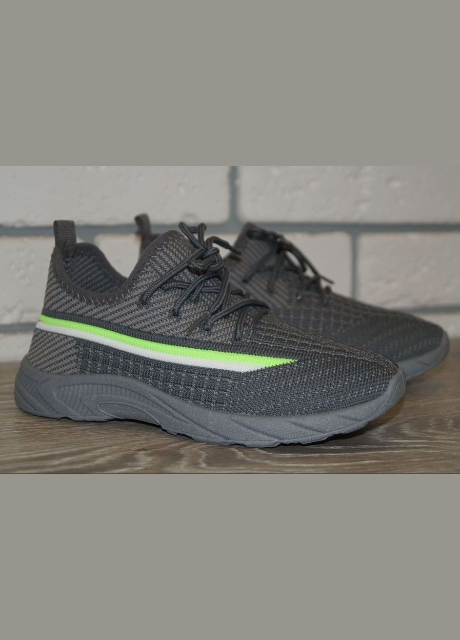 Серые демисезонные кроссовки текстильные izi для мальчика серые Blue Rama