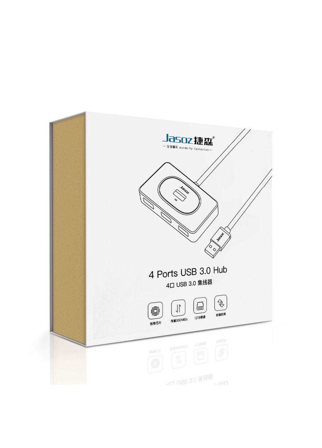 USB-хаб HUB 4USB3.0 Jasoz (293419464)