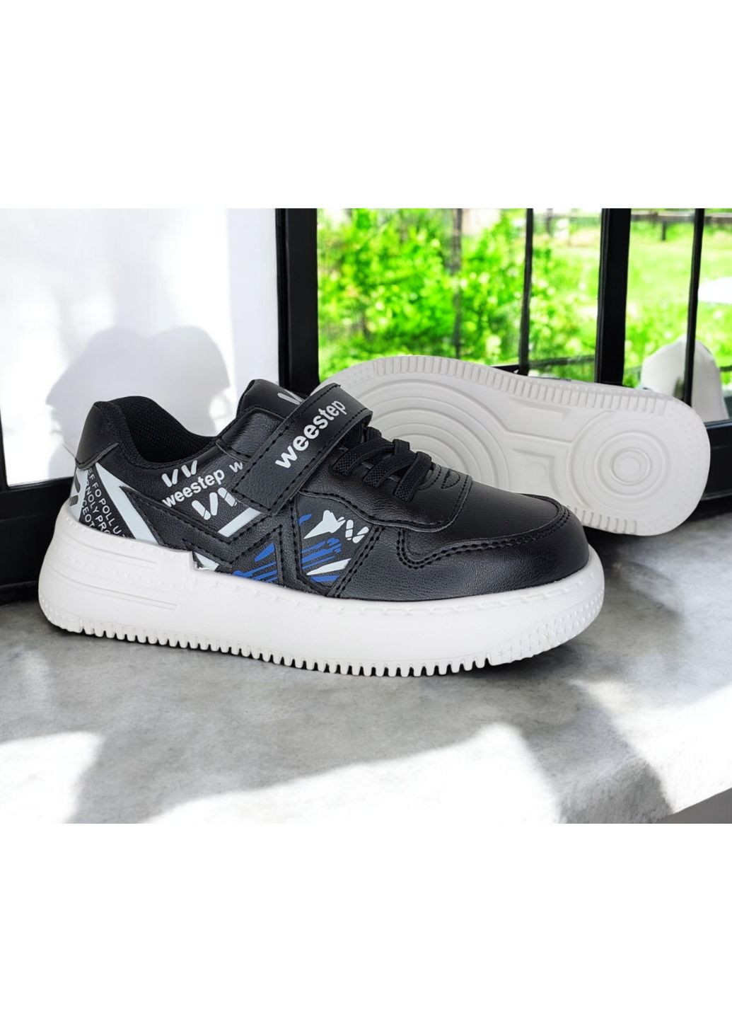 Черные всесезон кроссовки Weestep 3631BK