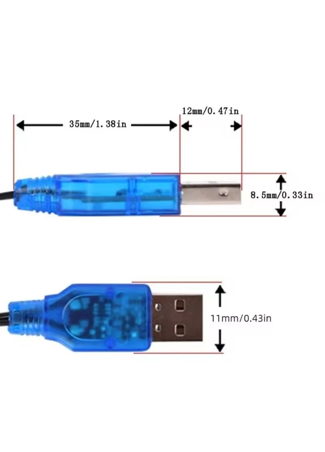 Кабель USB 3.7 вольт 2.5мм для зарядки гелікоптера S107 Syma (394186779)