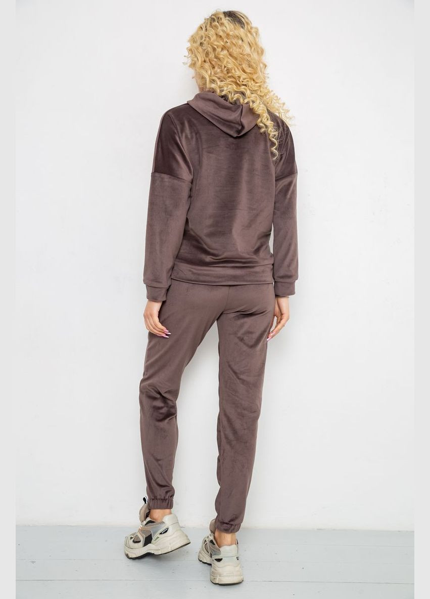 Спортивний костюм жіночий велюровий, колір бузковий, Ager (317343533)
