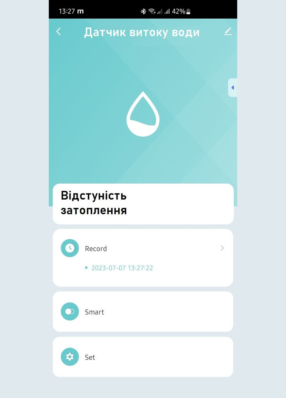 Wi-Fi датчик витоку води No Brand (334302269)