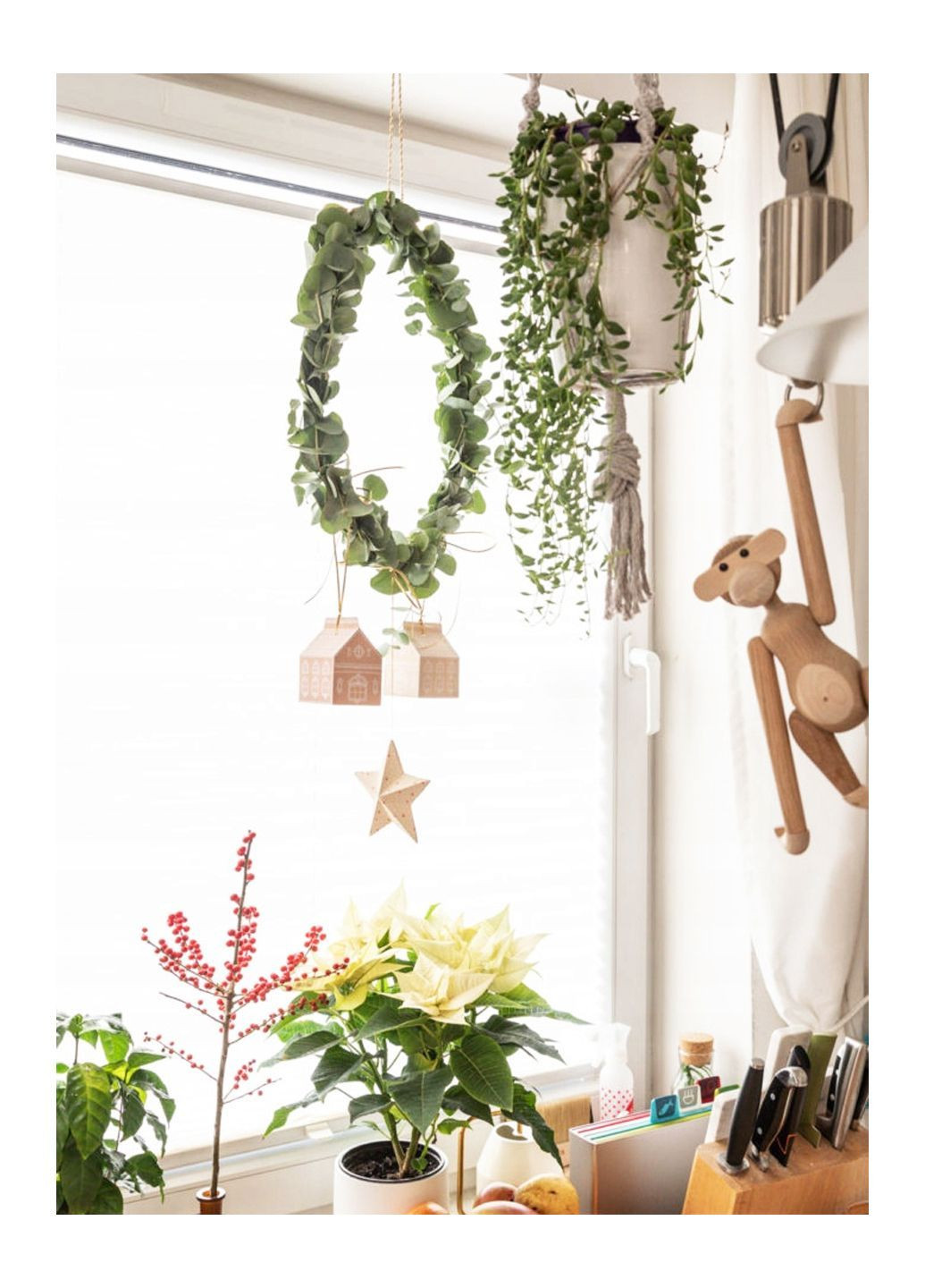 Декоратина підвіска Коло метал/джут 20 см світло коричневий Aldi (365549843)