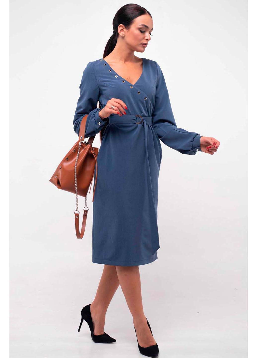 Темно-синее платье Ри Мари