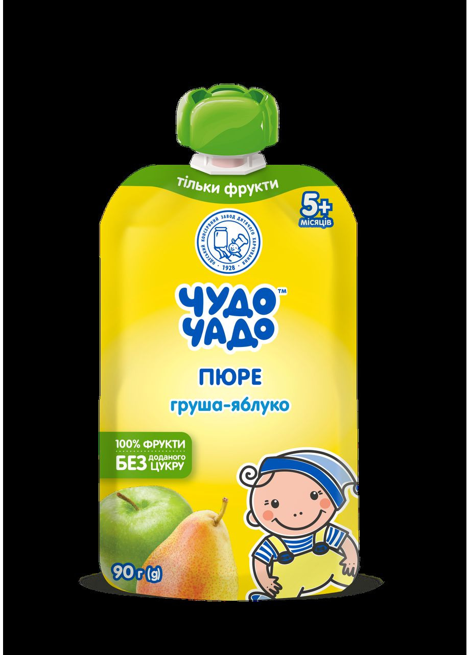 Пюре Груша-Яблуко 90г Чудо-чадо (342113844)