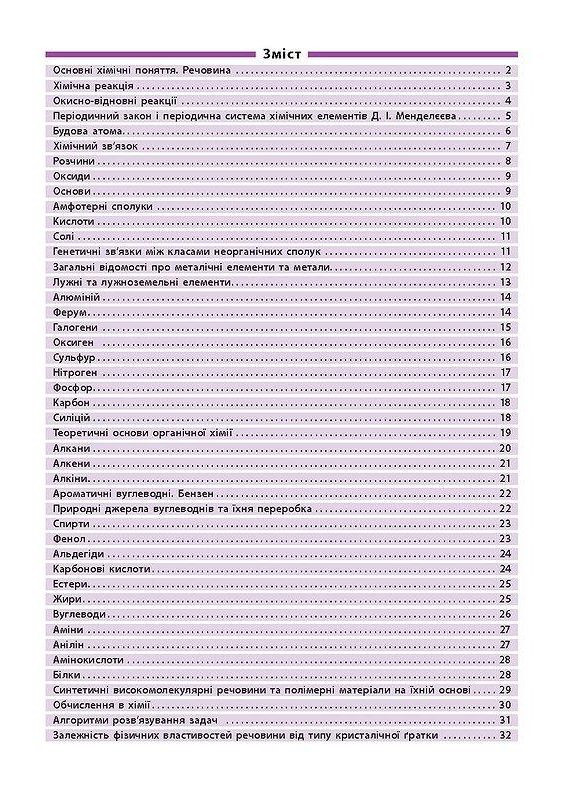 Справочник по Химии Украины в таблицах Химия 7-11 классы Островерхова Н вид м/обкл укр мова УЛА (321144182)