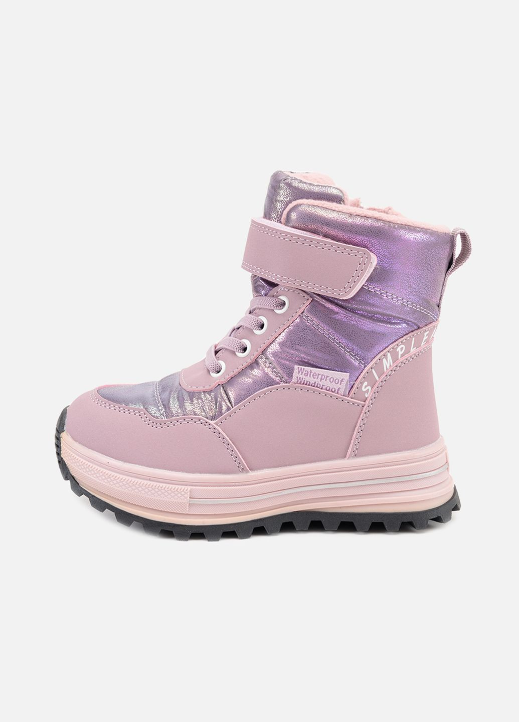 Дутики для дівчинки колір бузковий ЦБ-00260319 No Brand (311196071)