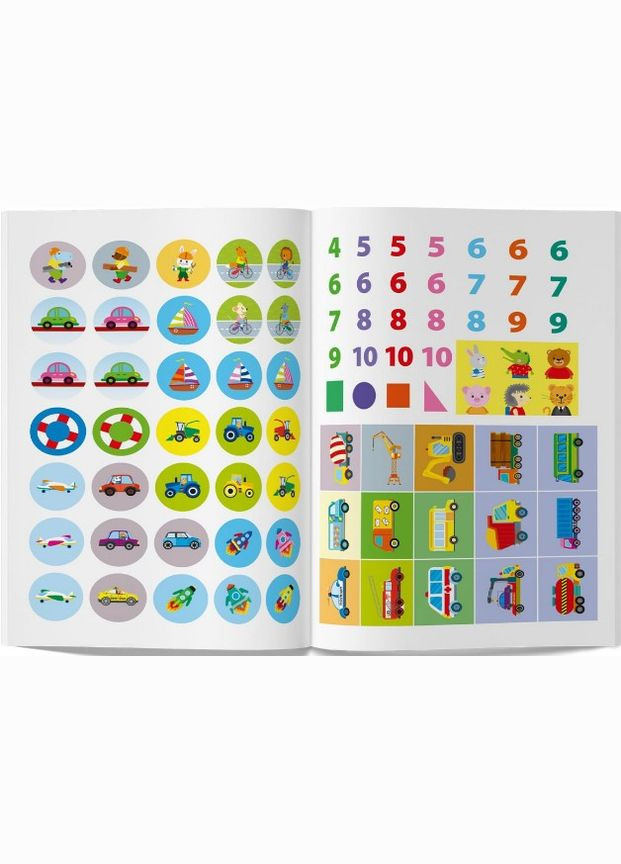 Книга с наклейками Activitybook Забавный транспорт (укр) (9786175473641) Кристал Бук (316084321)