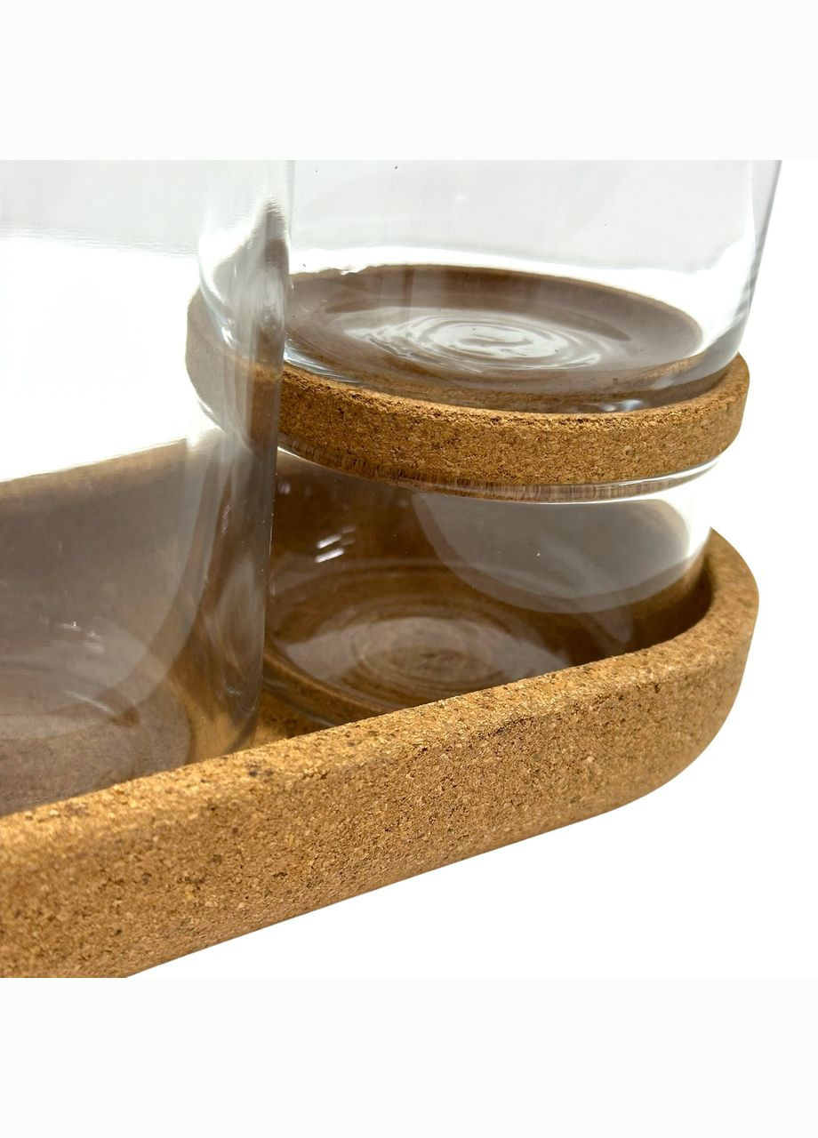 Набор стеклянных банок для специй (5 шт) IKEA (322997586)