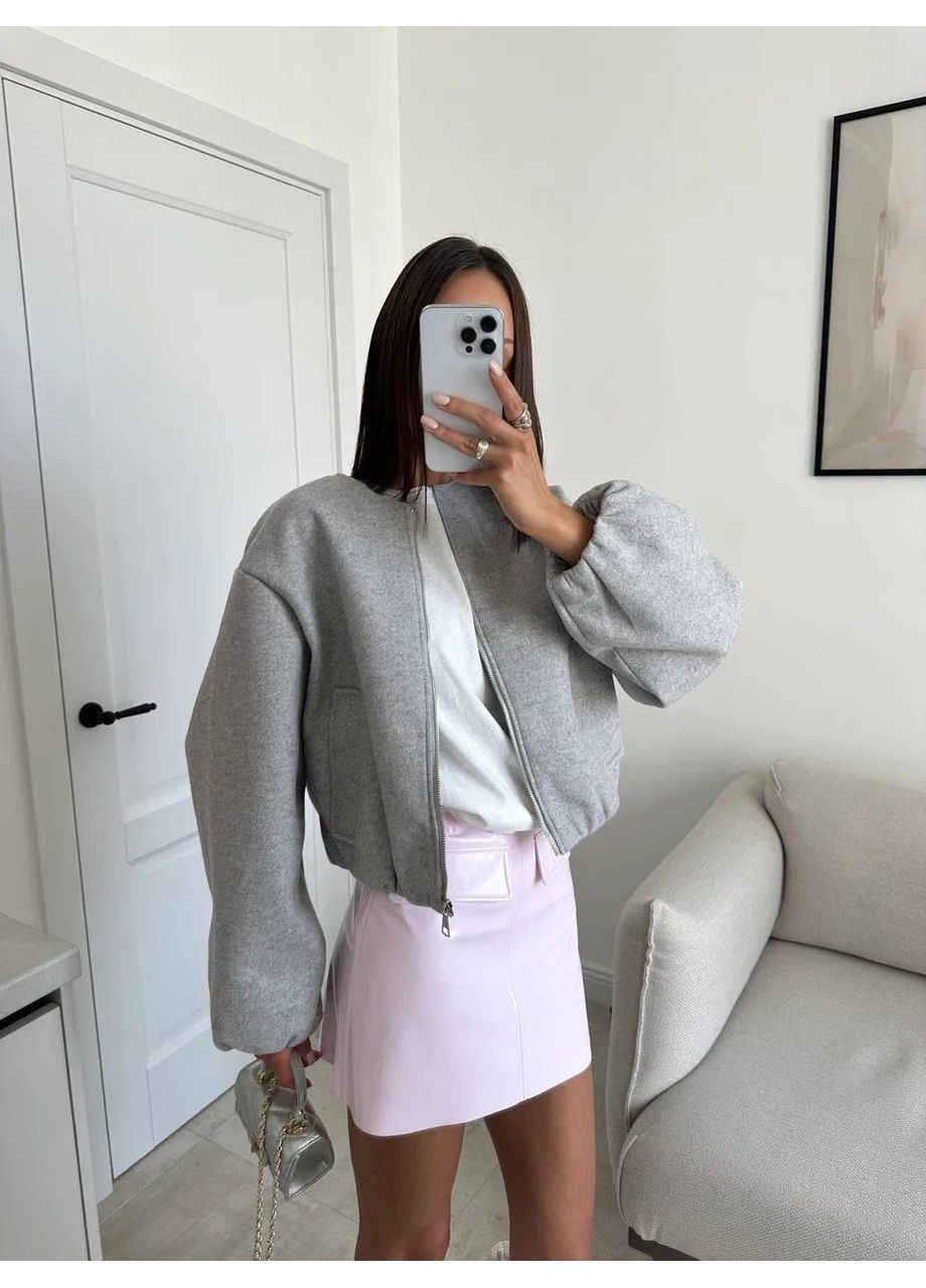 Жіночий кашеміровий бомбер Asi.Store.ua на блискавці (361998139)