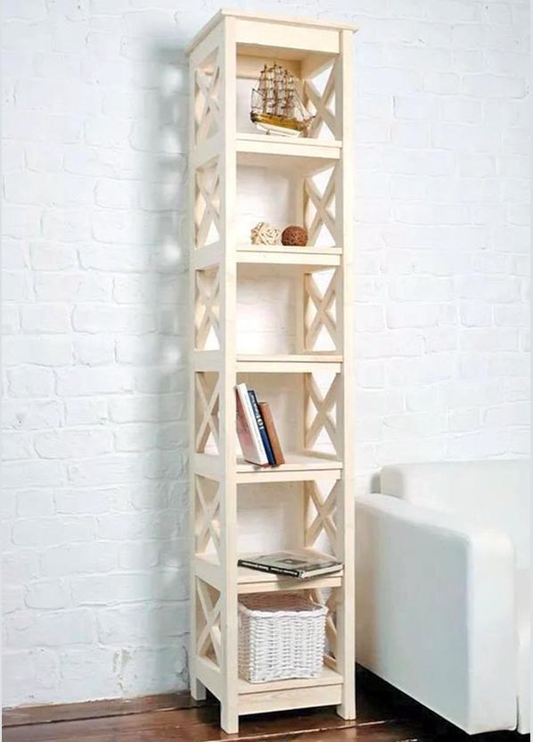 Стелаж кухонний з дерева Трасел 740 бланже (СТА-7406301) No Brand (327865331)