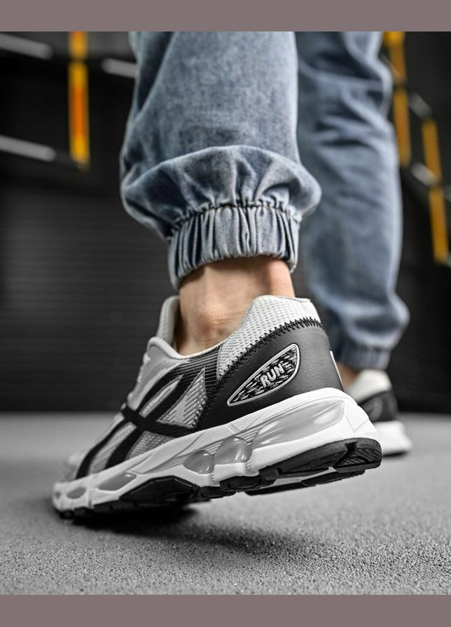 Чорно-білі Літні чоловічі кросівки gel white/black No Brand