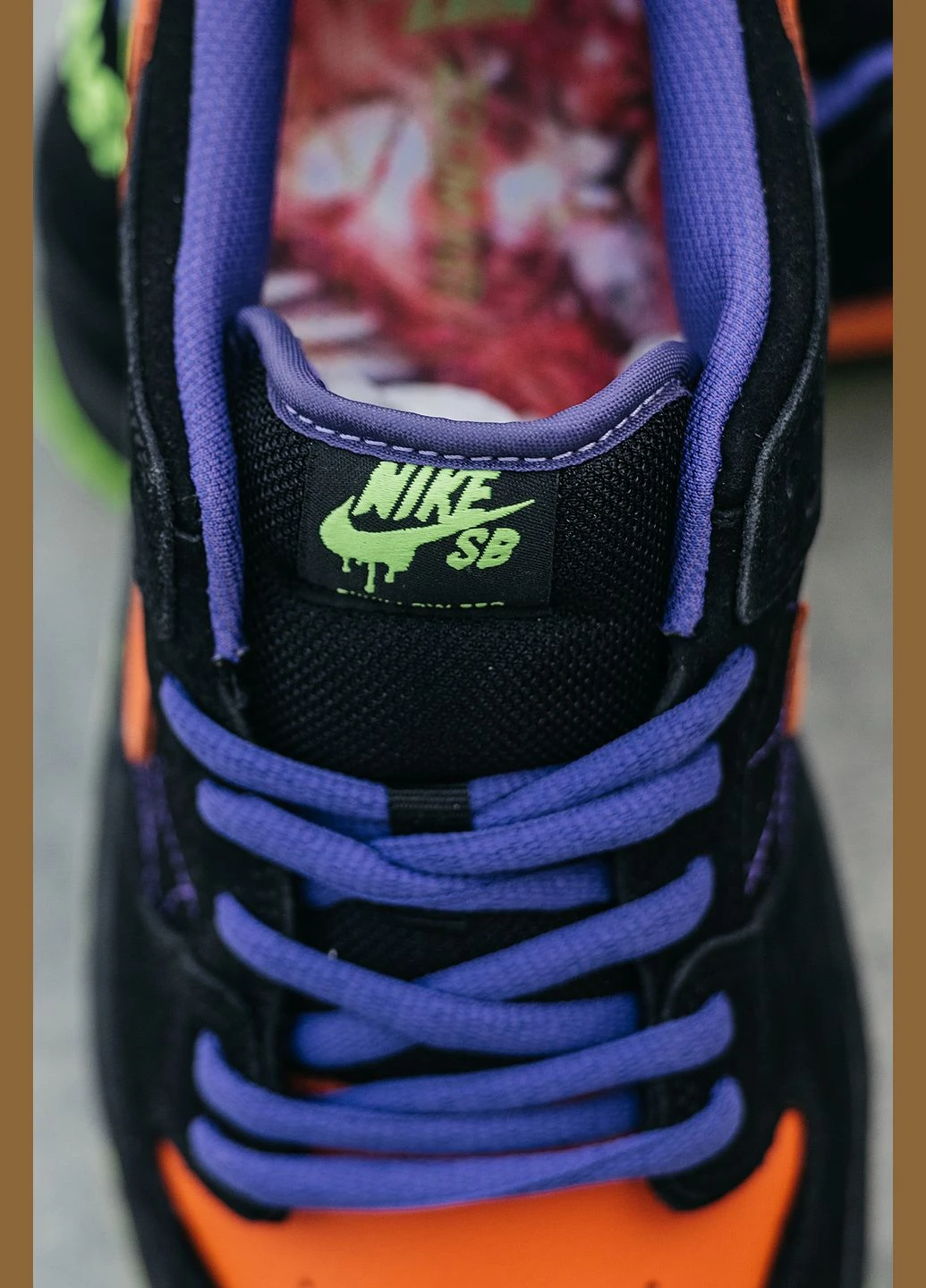 Чорні кросівки чоловічі і жіночі nike sb dunk low night of mischief halloween black orange | найк сб данк низькі чорні оранжеві демісезон No Brand