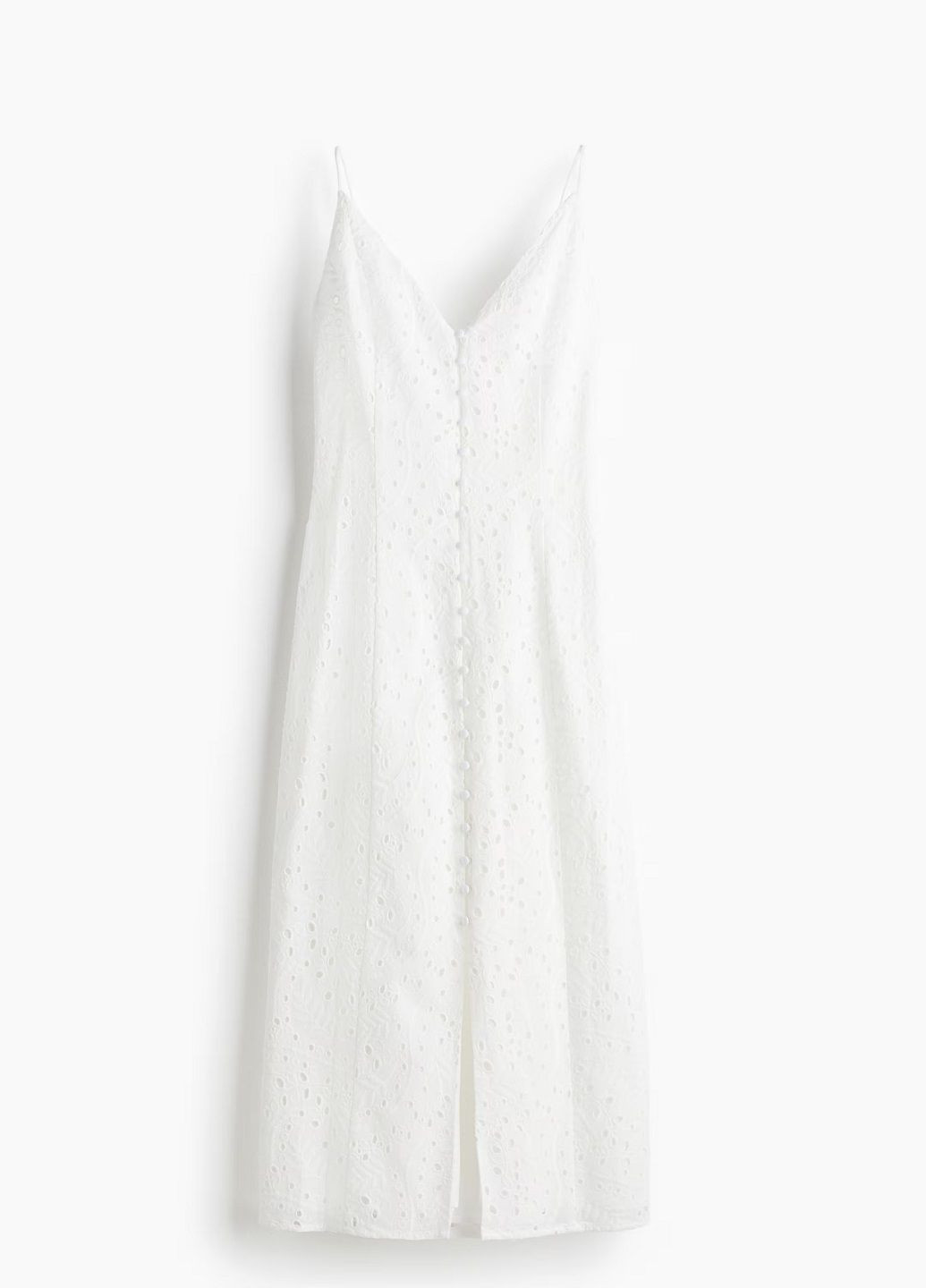 Білий кежуал сукня H&M з орнаментом