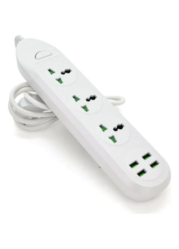 Сетевой фильтр питания ТВ-Т16mini, 3роз, 4*USB White (ТВ-Т16mini-White) Voltronic (400025000)
