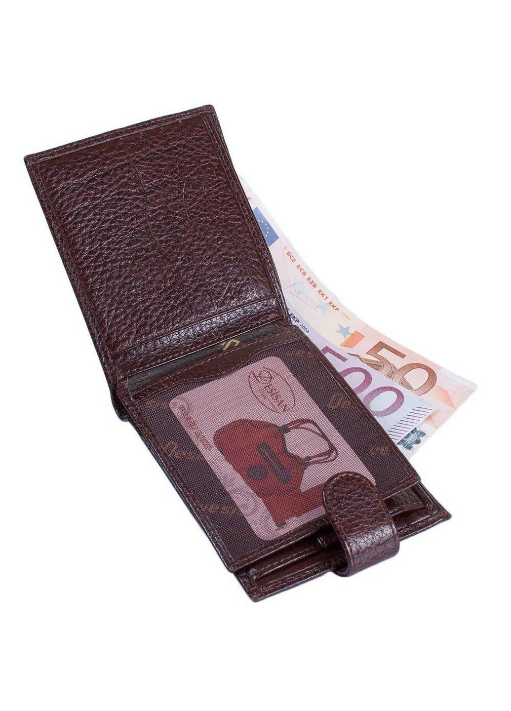 Чоловічий шкіряний гаманець 12х9,5х2,5см Desisan (288047081)