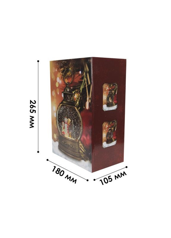 Декоративний ліхтар новорічний 3265982 Сніговик різдвяні прикраси для дому USB + Батарійки 3 шт. Lesko (352011706)