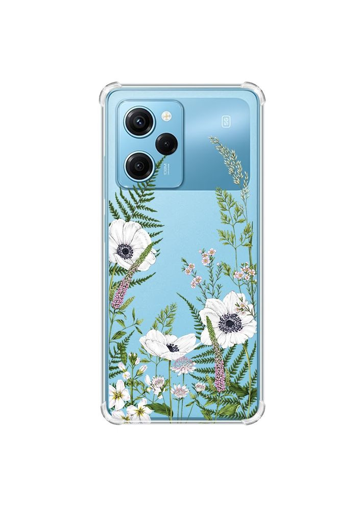 Чохол з потовщеними кутами на Xiaomi Redmi Note 12 Pro Speed 5G:: Квіти польові (принт 363) Creative (360681974)