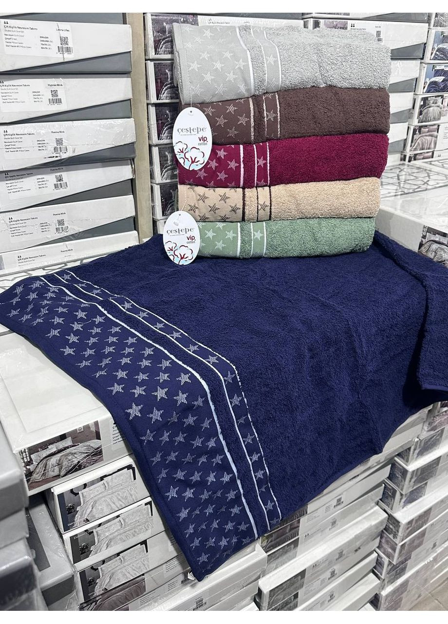 Рушники банні 6 штук Vishnya комбінований