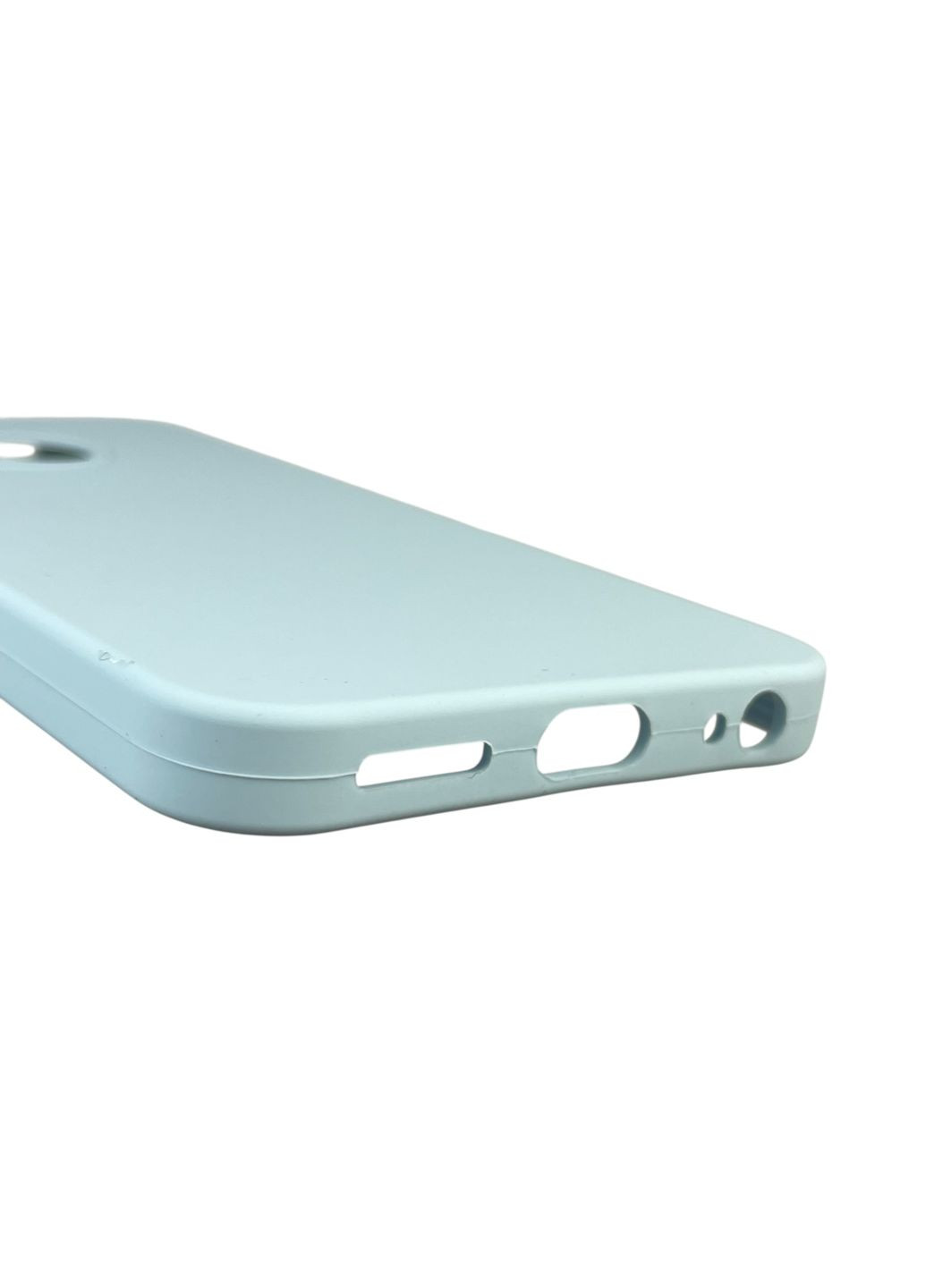 Чохол для Spark Go 1 (KL4) силіконовий з мікрофіброю нековзний на техно спарк го 1 блакитний Tecno (366388555)