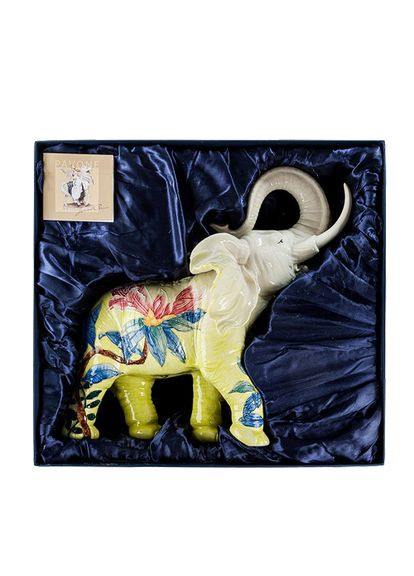 Статуетка порцелянова Слон великий 39х41 см 1107028 Pavone (346152821)