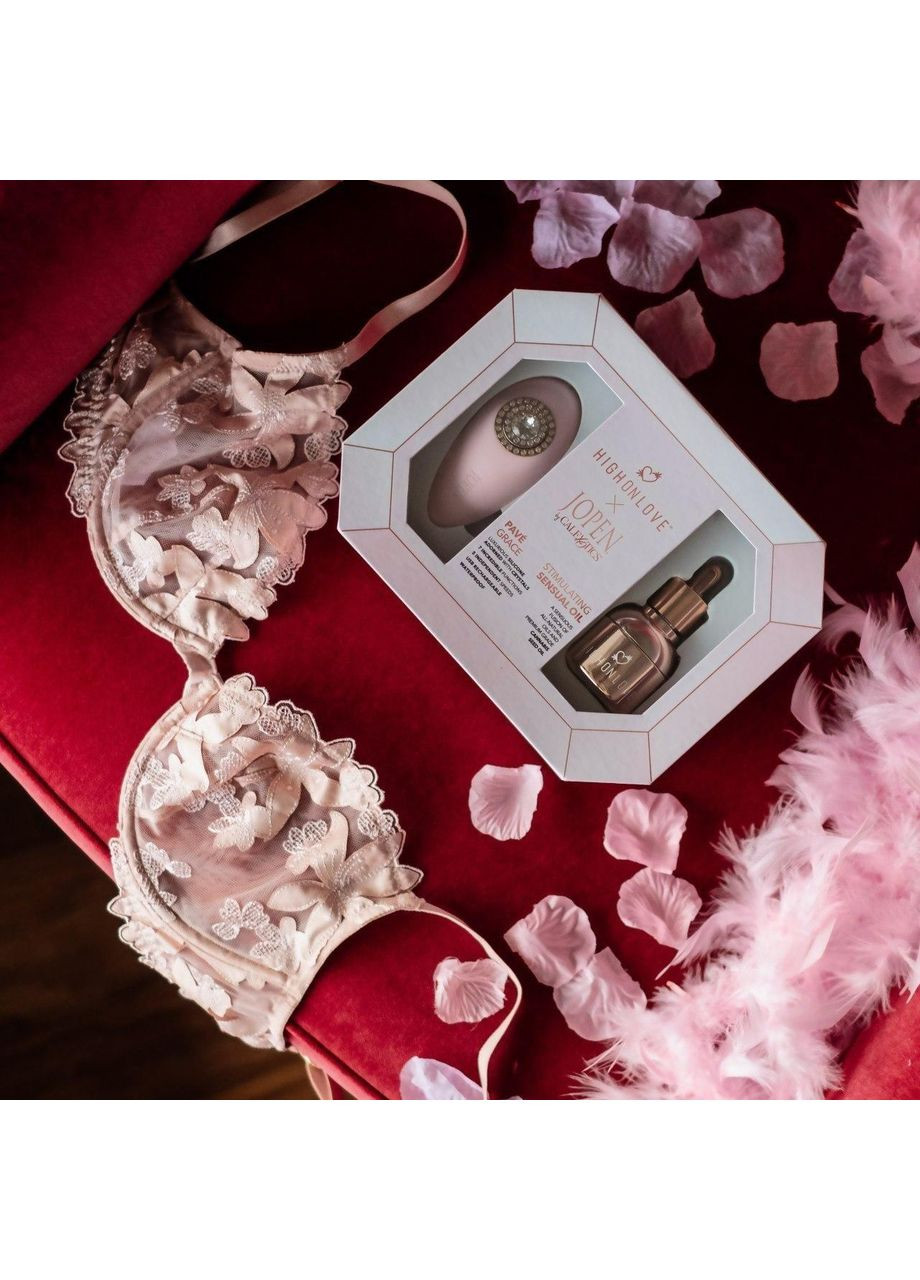 Подарочный набор HighOnLove & JOPEN: Objects of Desire (капли для клитора и вибратор с кристаллами) No Brand (366877064)