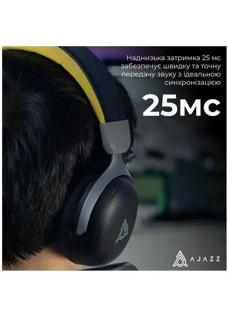 Навушники AHM08 MAX 3-Mode (AHM08-MAX-BGY) Ajazz (390926612)