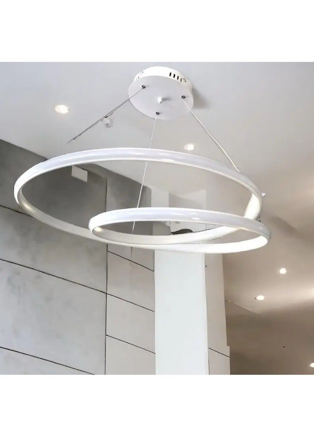 Світлодіодна люстра Сяйво PJ803 (Біла) 46см No Brand (331639846)