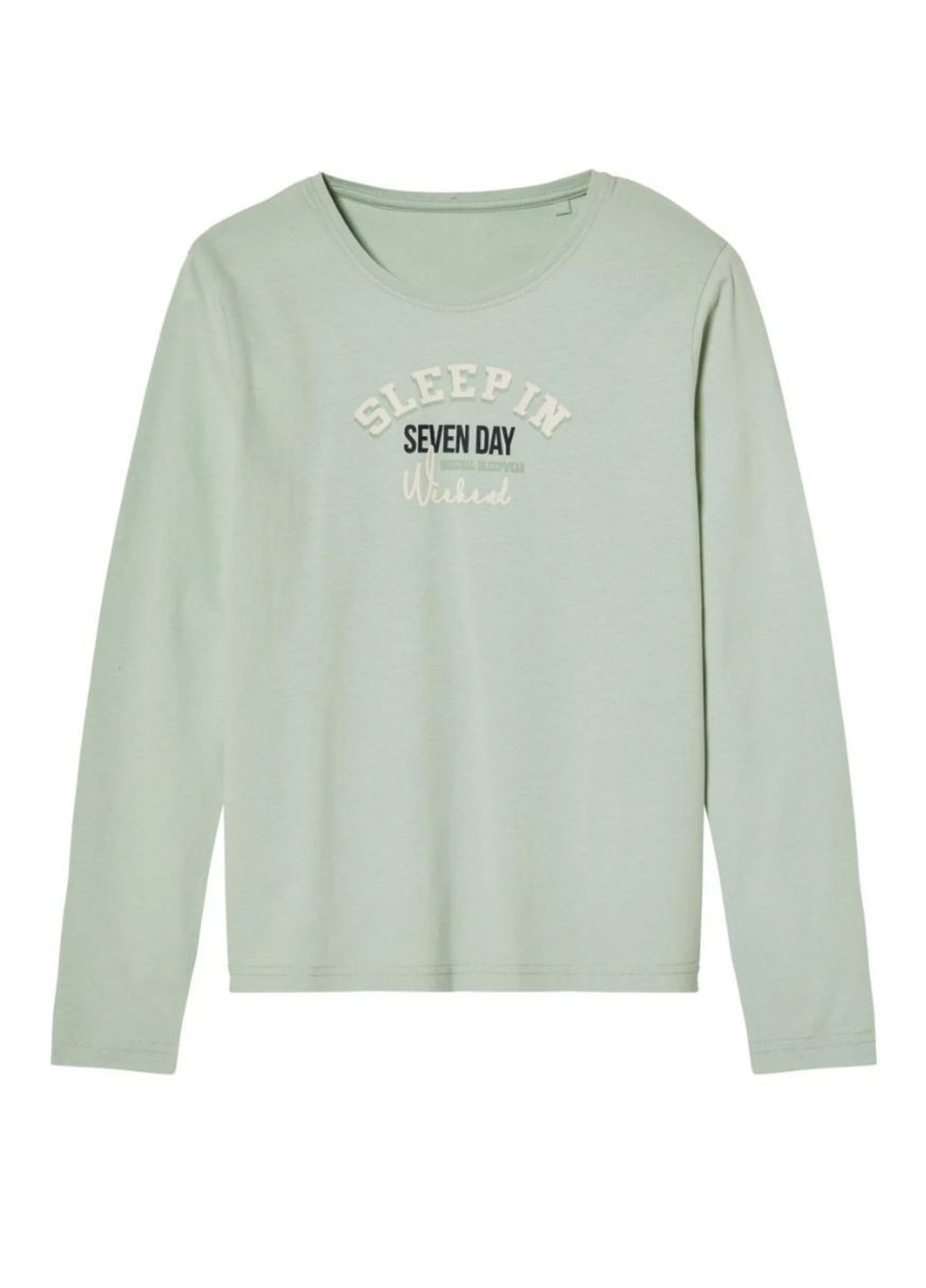 Зелена всесезон піжама для дівчинки Pepperts