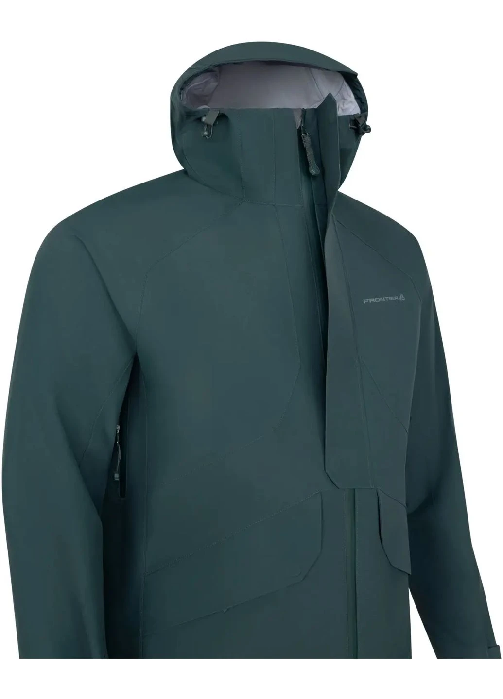 Оливковая (хаки) демисезонная куртка frontier saxifraga 20k/20k khaki No Brand