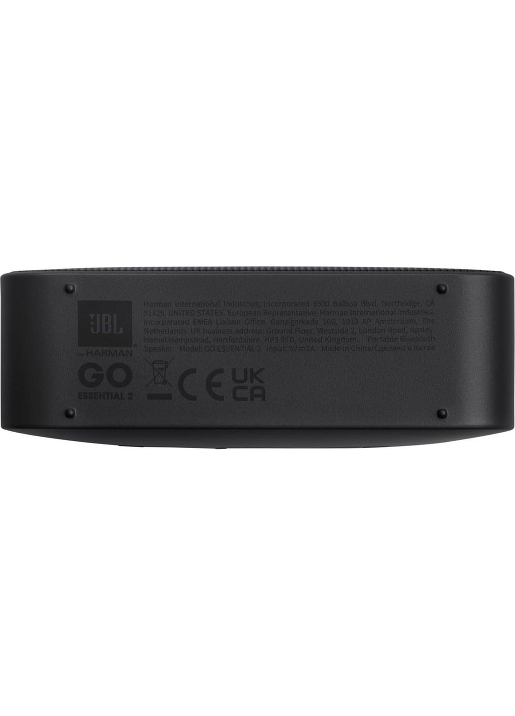 Портативна акустика Go Essential 2 Black (JBLGOES2BLKEU) JBL (372458238)