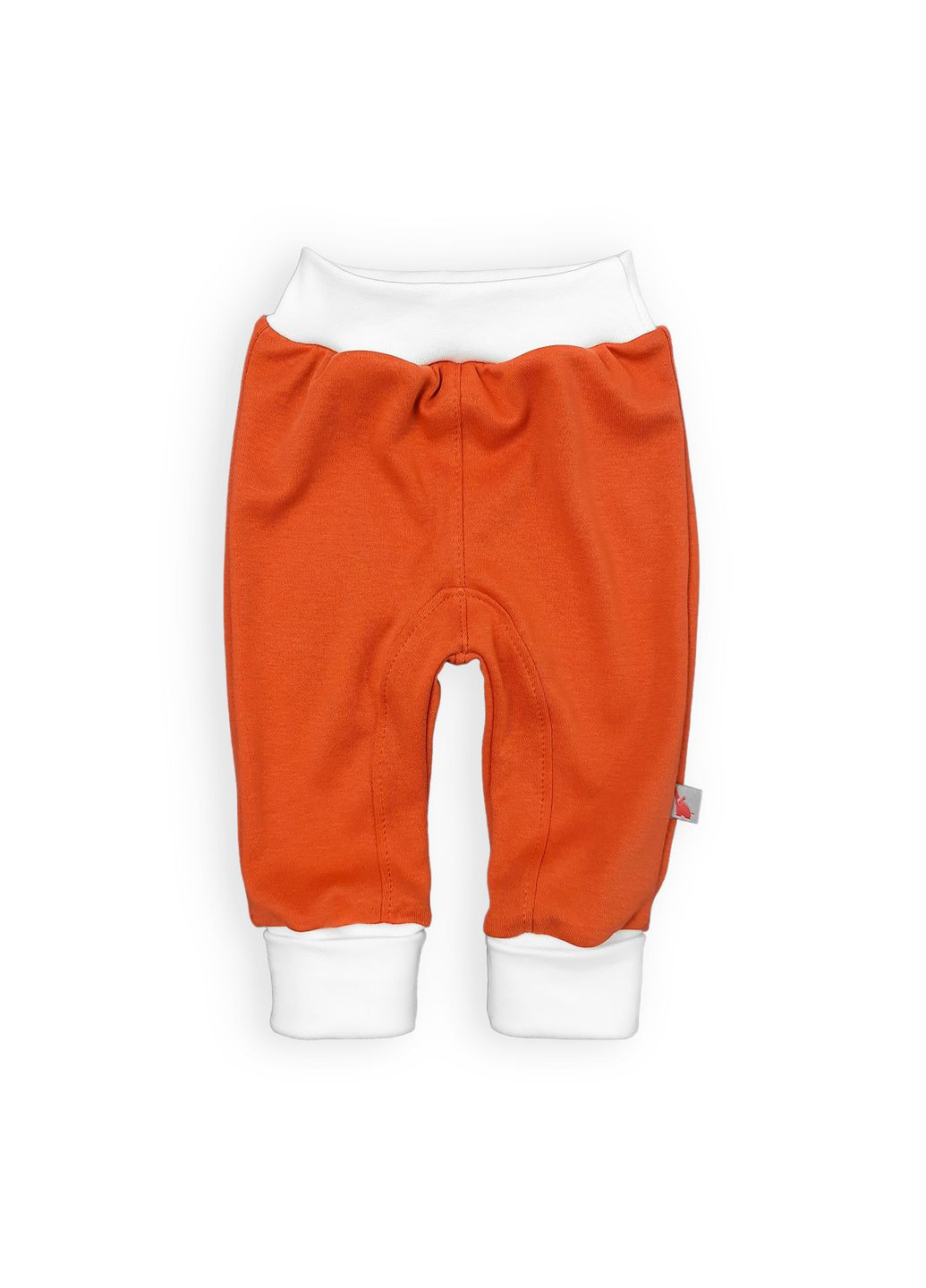 Tunes детские брюки из трикотажа на высоких манжетах brick терракотовый производство -