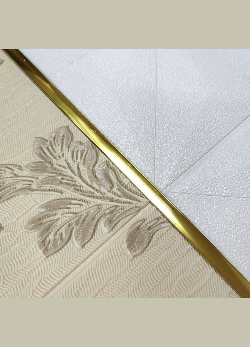 T-образный молдинг 3000х12х4мм Золото SW-00001151 Sticker Wall (315790667)